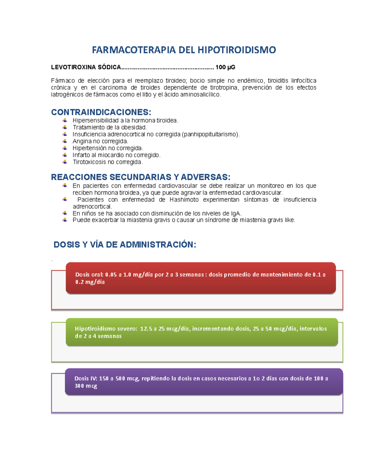 síntomas de ajuste de dosis de levotiroxina de diabetes