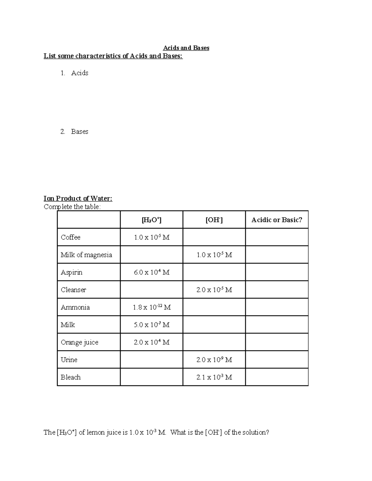 worksheet-for-quiz-7-2020-list-some-characteristics-of-acids-and