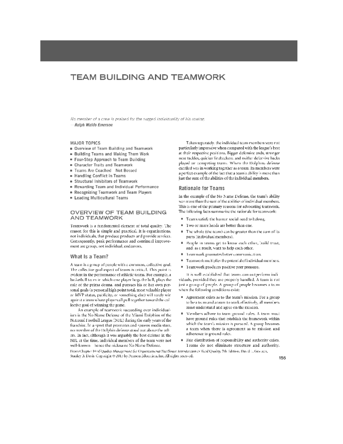 TEAM Building AND Teamwork - Business Communication - Studocu