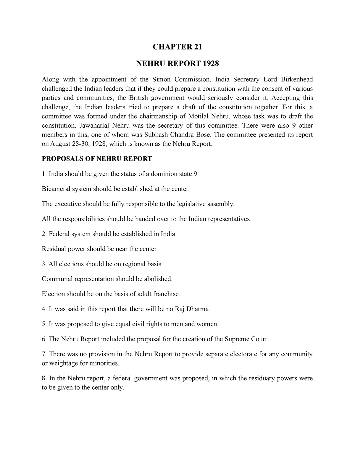 chapter-21-nehru-report-1928-chapter-21-nehru-report-1928-along-with