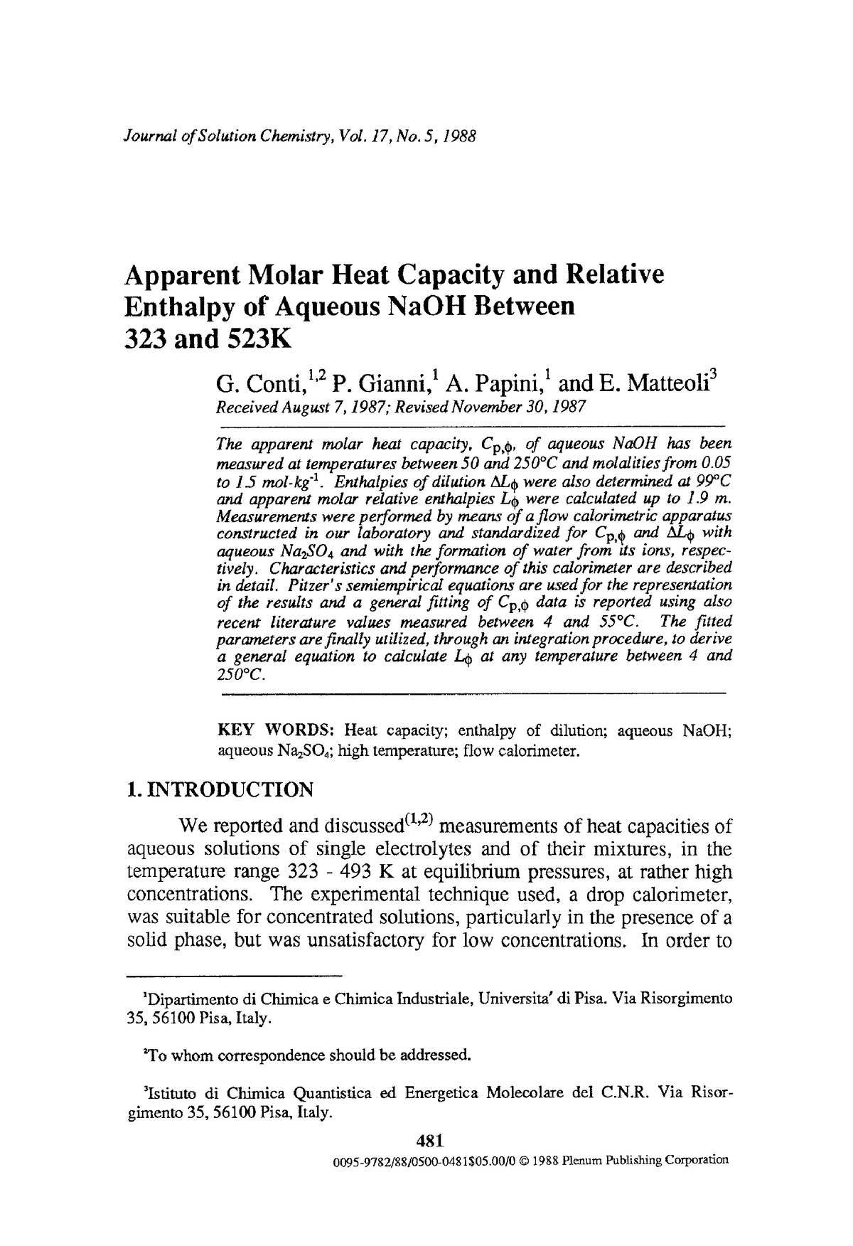 apparent-molar-heat-capacity-and-relative-enthalpy-of-aq-na-oh