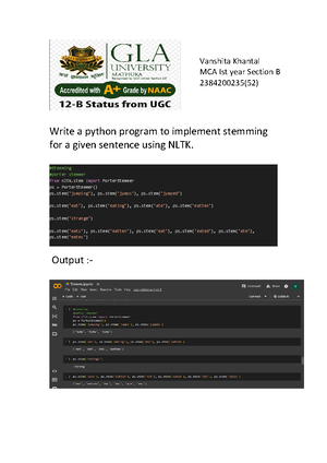 Remove punctuation - Ai assignment - Write the python program to remove ...