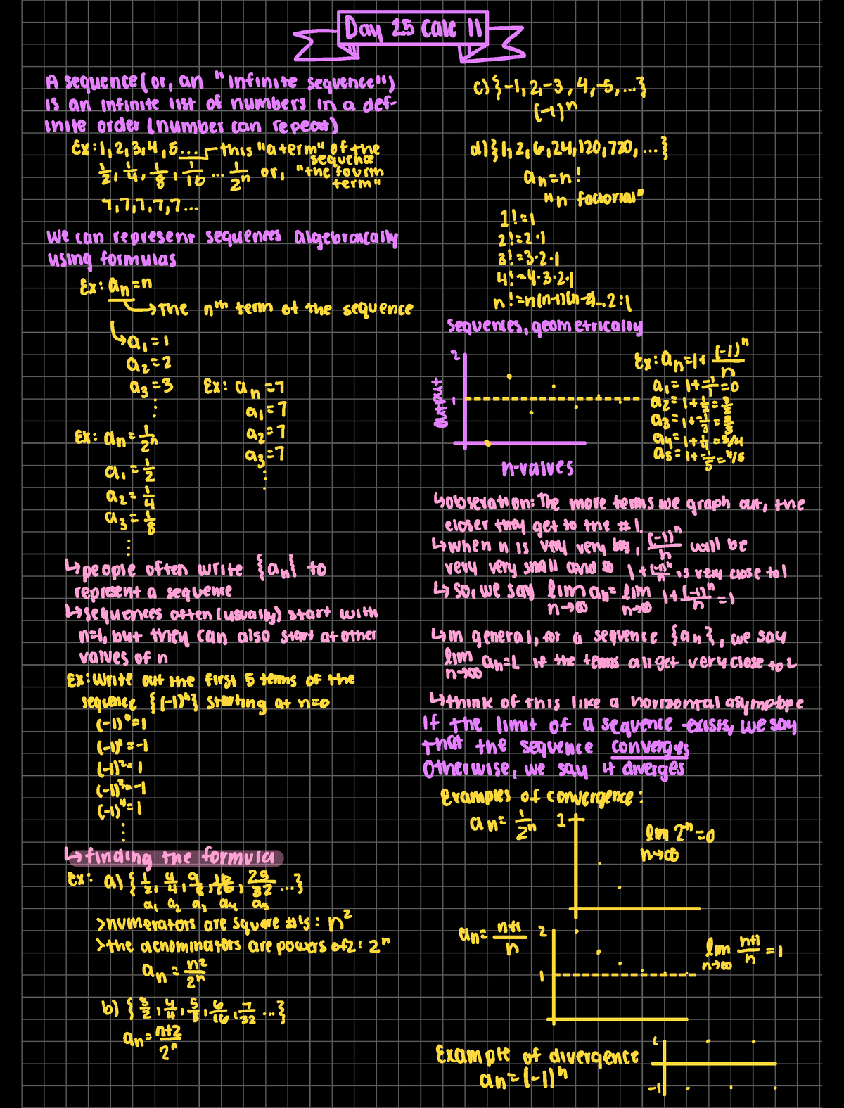 Day 25 Calc 2 - Karl Schaefer - Day 25 canty Asequence or an Infinite ...