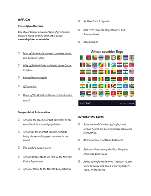 Prelim Notes - AREA I Countries and Capital Cities COUNTRY CAPITAL ...