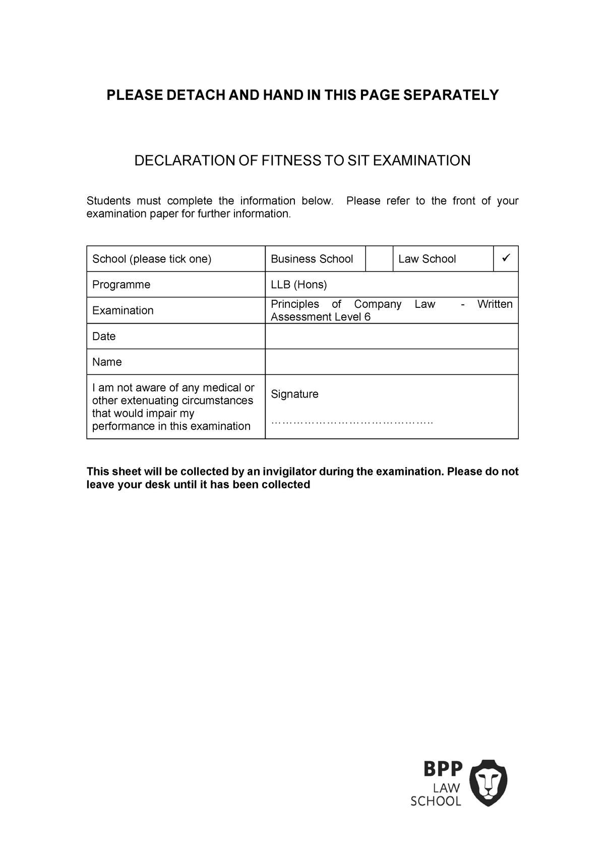 principles-of-company-law-sample-exam-paper-b-please-detach-and-hand