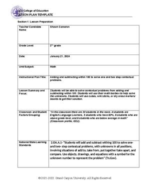 ELM-250 Peer Review Worksheet - Peer Review Worksheet Choose two other ...