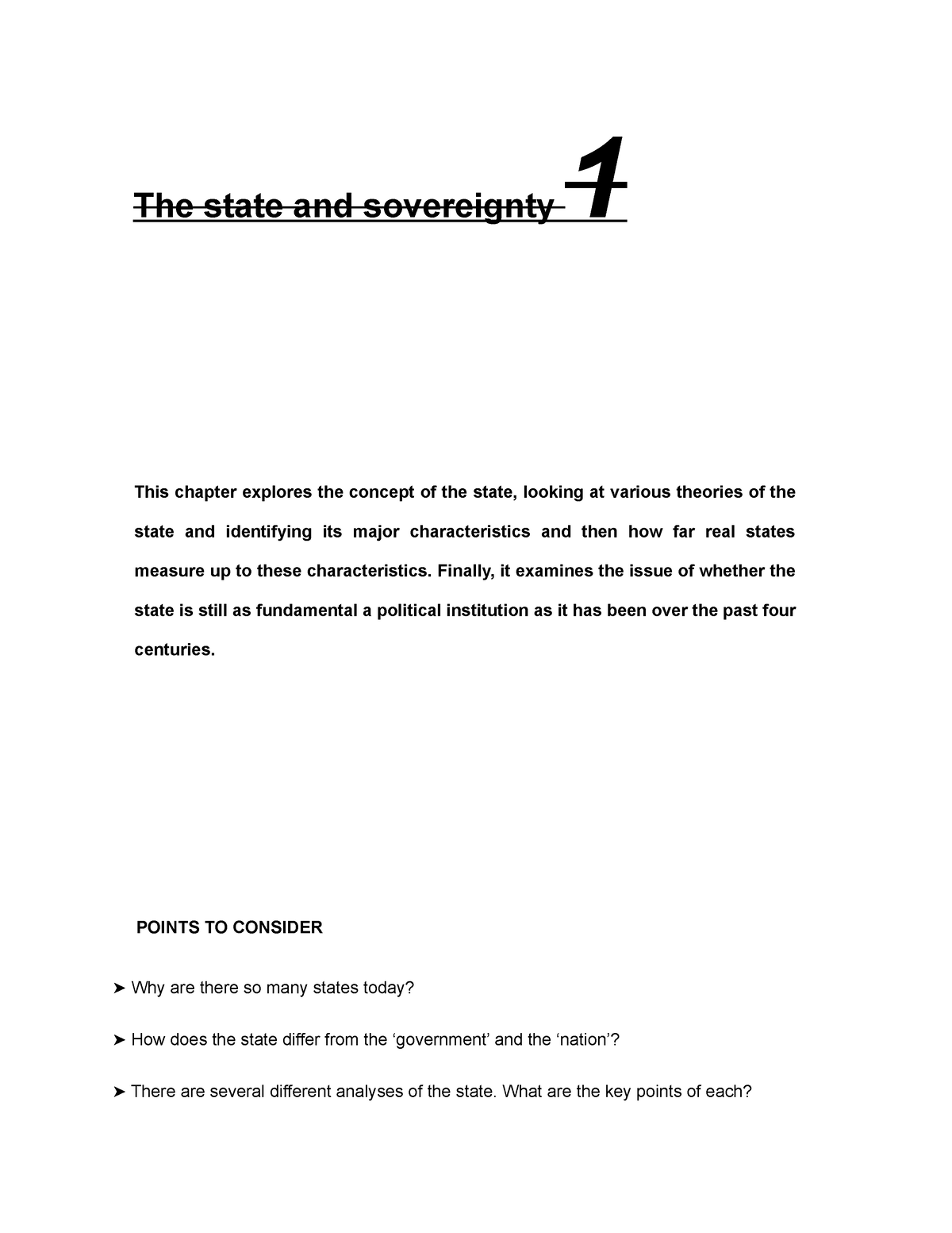 state sovereignty thesis