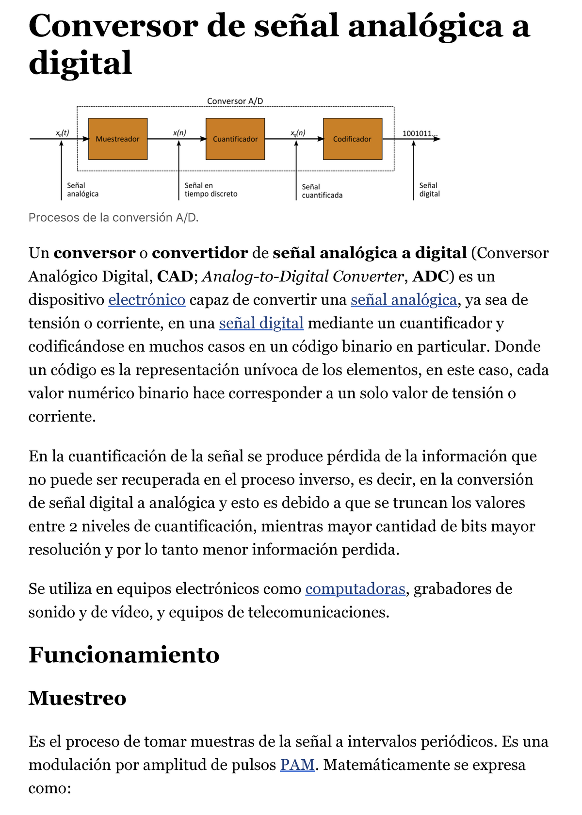 Conversión digital-analógica - Wikipedia, la enciclopedia libre