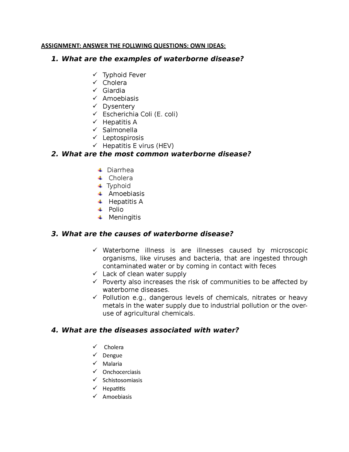 assignment 6.1 review questions