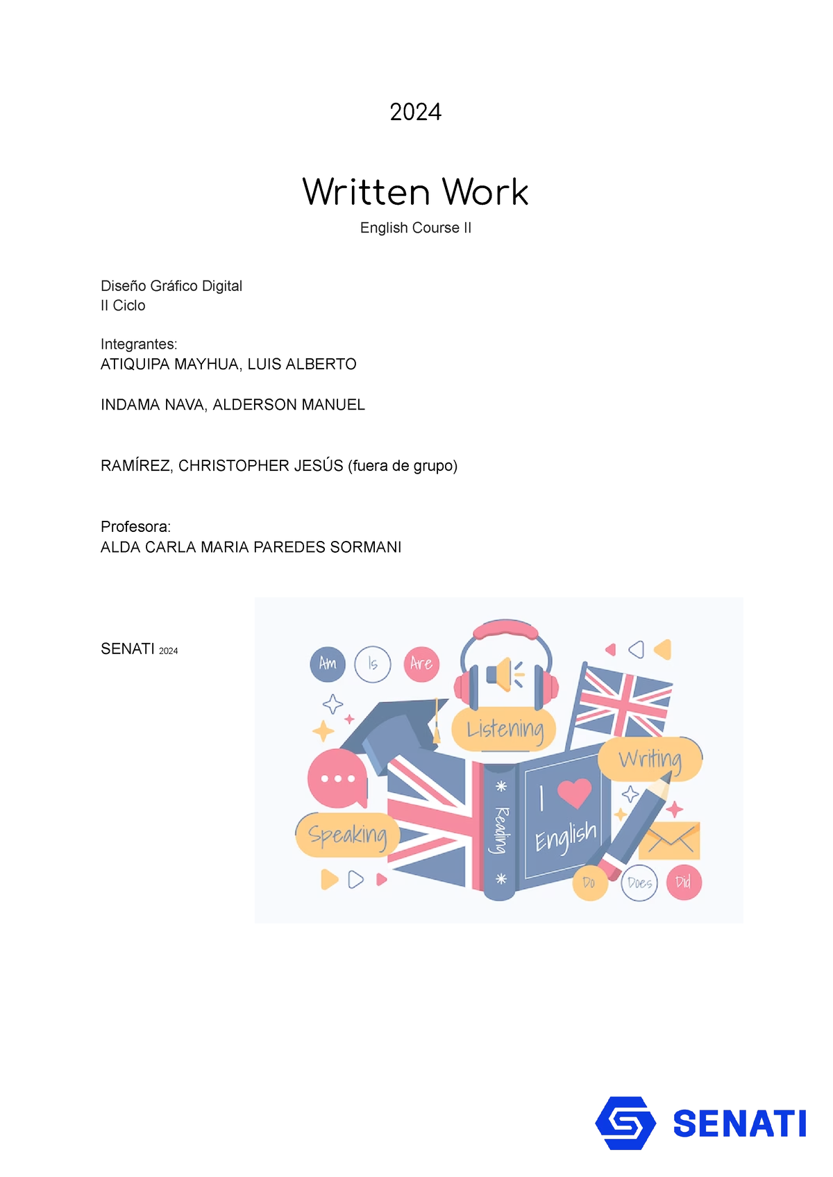 Ingles 2 Holo 2024 Written Work English Course II Dise O Gr Fico   Thumb 1200 1695 