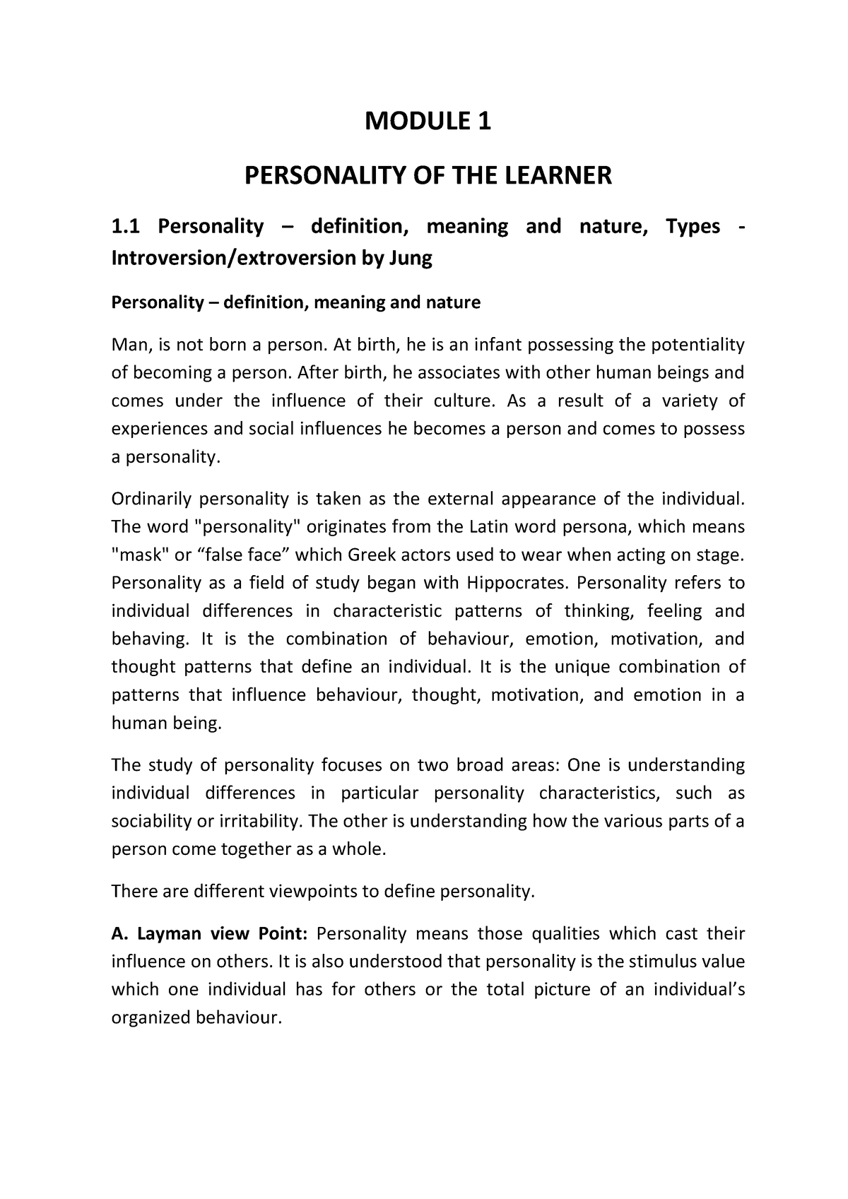 402-educational-psychology-module-1-personality-of-the-learner-1