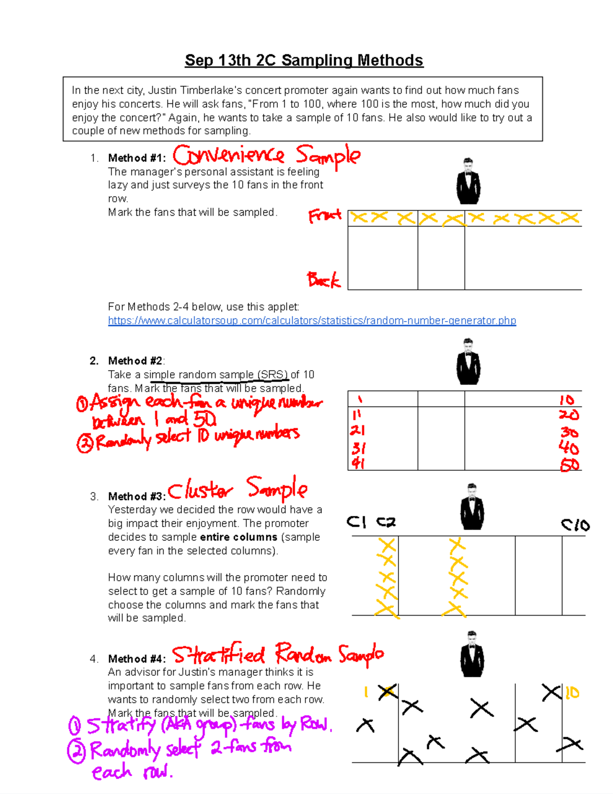 AP Stats Sep 13th 2C Sampling Methods - Sep 13th 2C Sampling Methods In ...