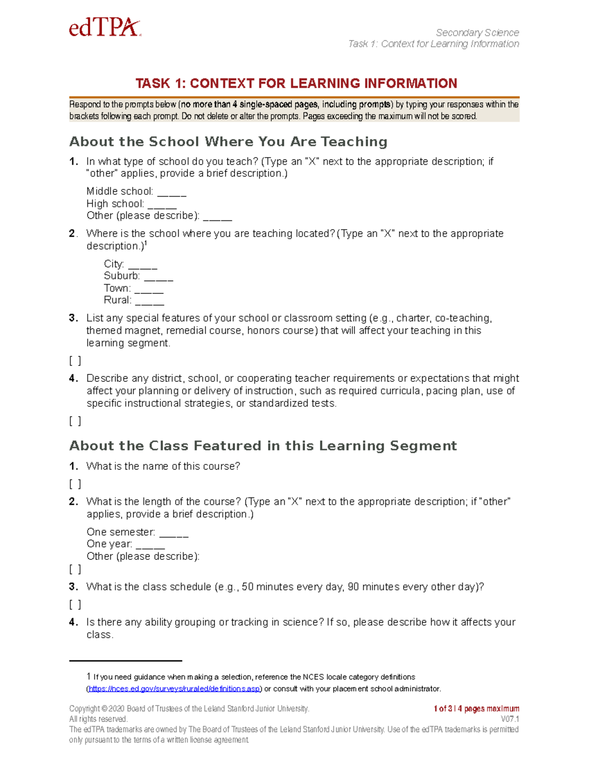 context-for-learning-template-secondary-science-task-1-context-for