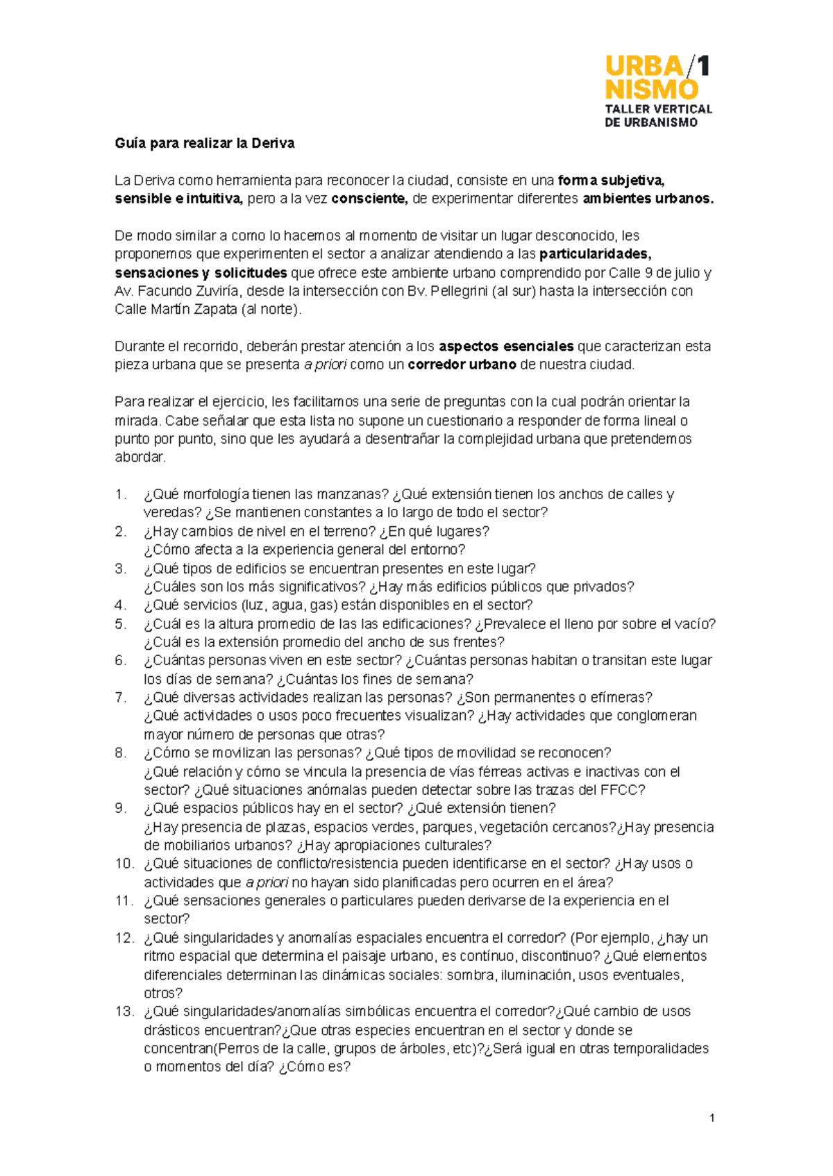 Guia para realizar la Deriva - Guía para realizar la Deriva La Deriva ...