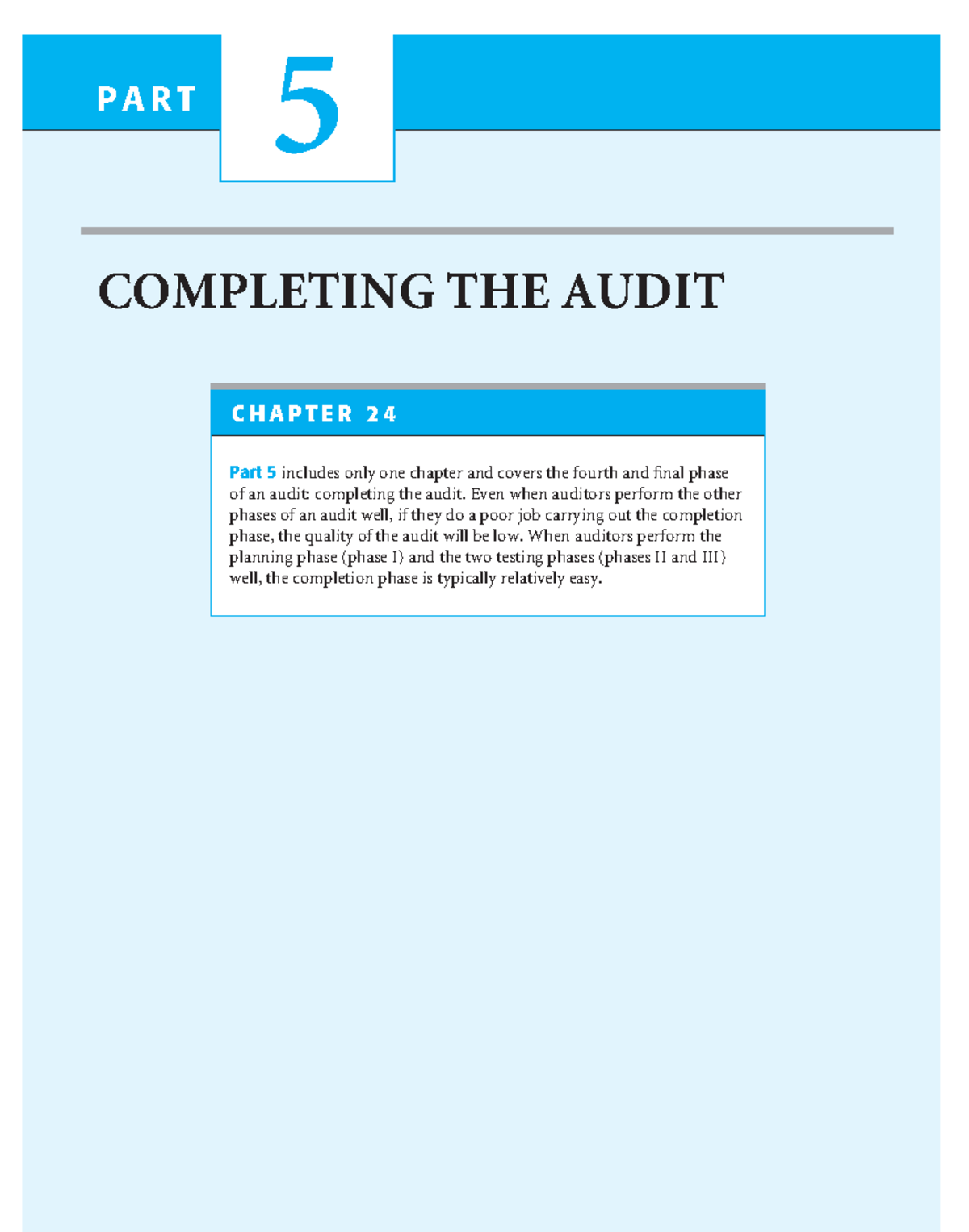 Auditing And Assurance Services-Pearson Chap 24 - COMPLETING THE AUDIT ...