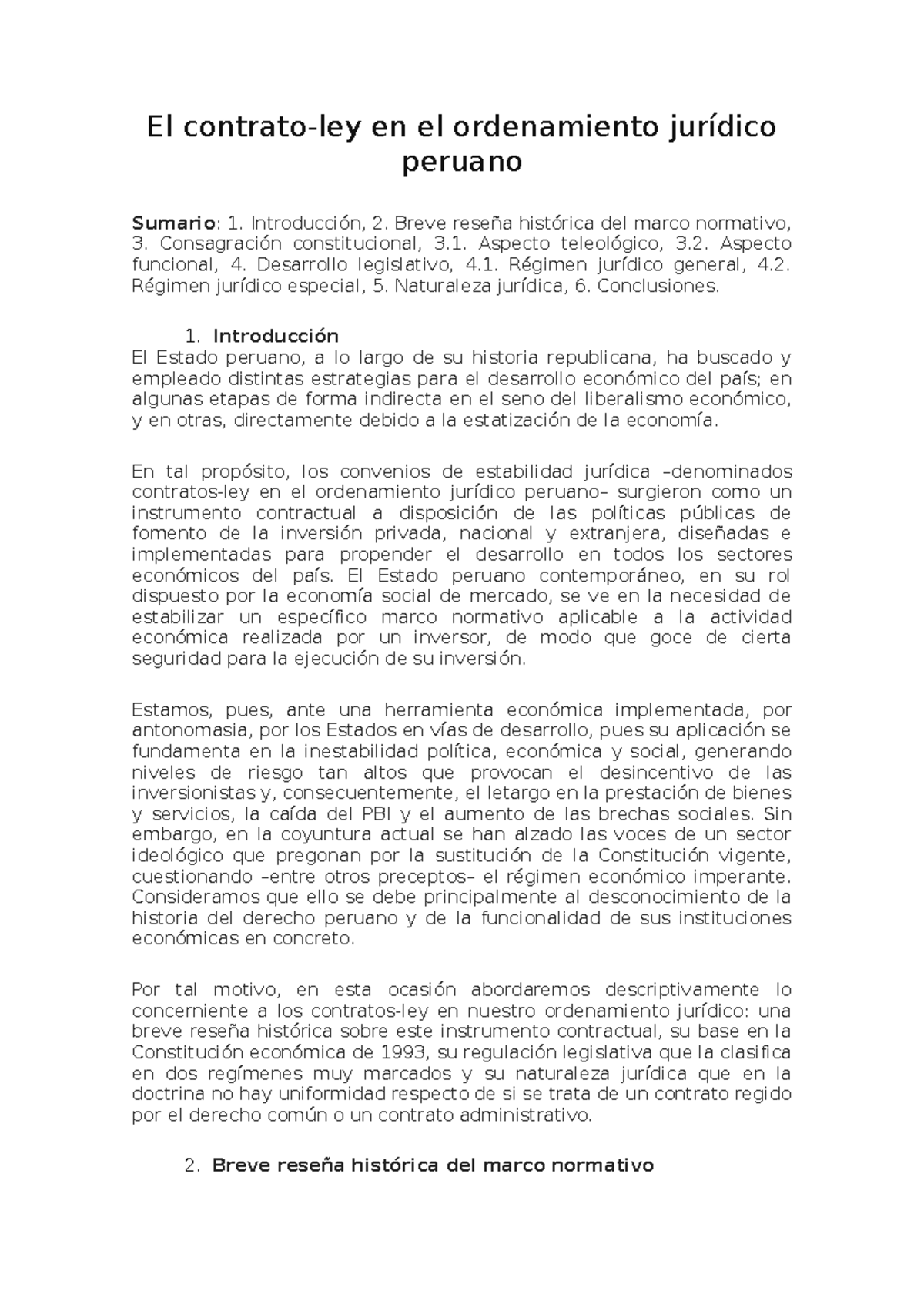 El contrato ley - El contrato-ley en el ordenamiento jurídico peruano ...