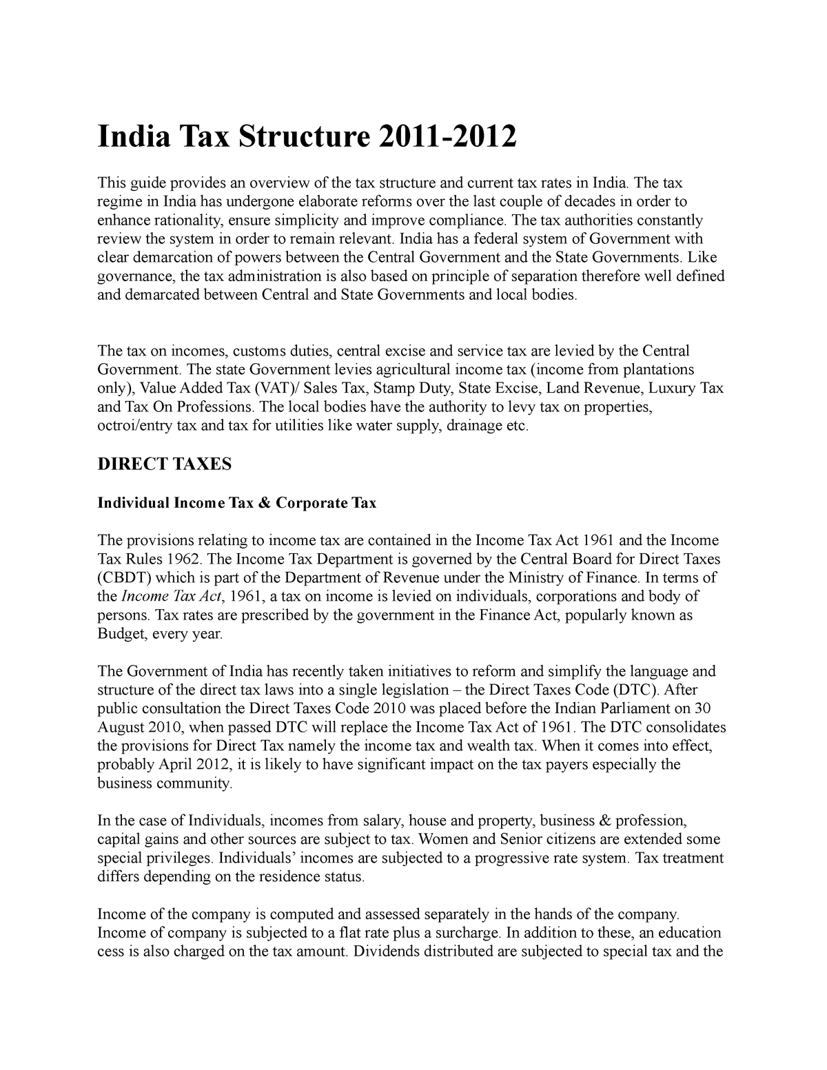 tax-lecture-notes-11-india-tax-structure-2011-this-guide-provides