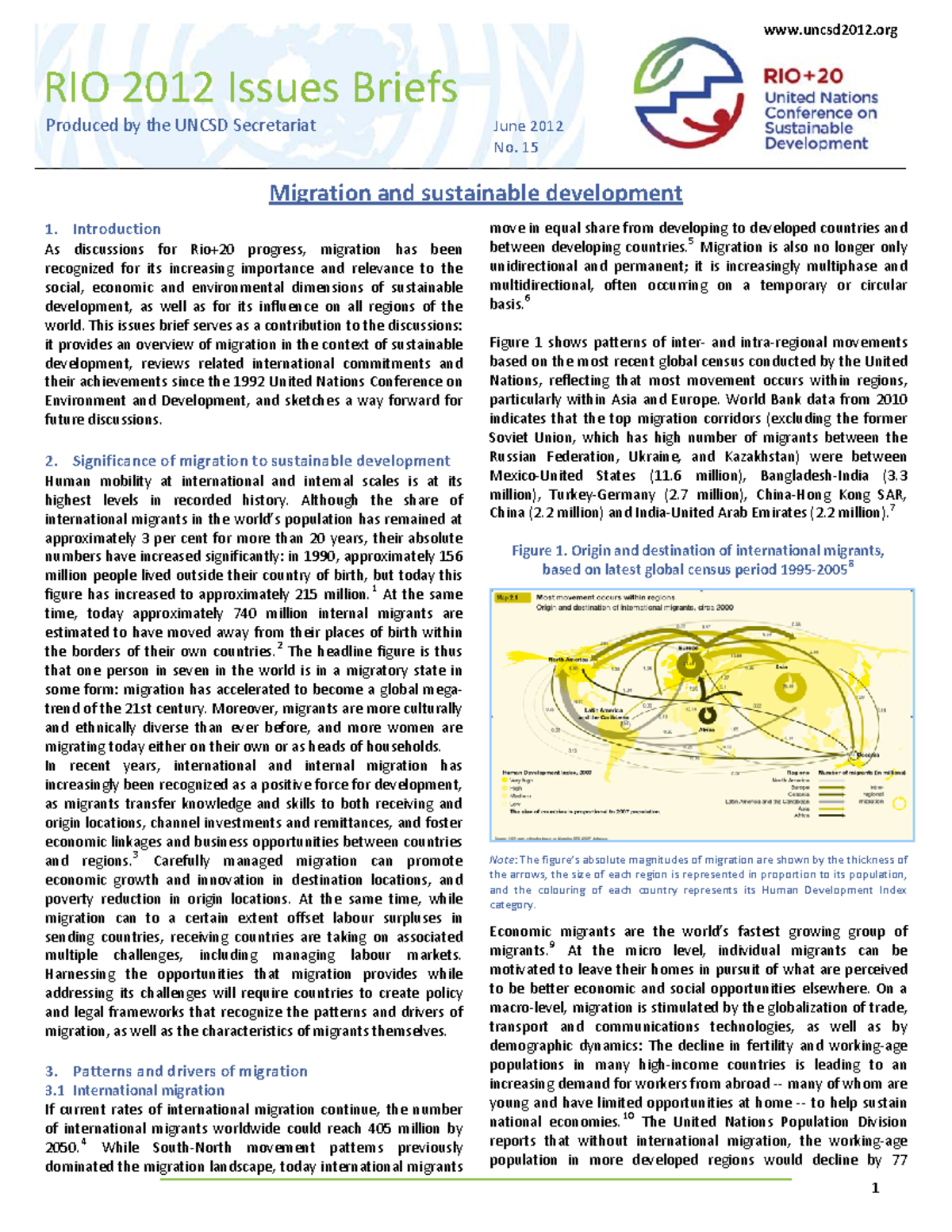544brief 15 - Lecture notes 9 - RIO 2012 Issues Briefs uncsd2012 ...