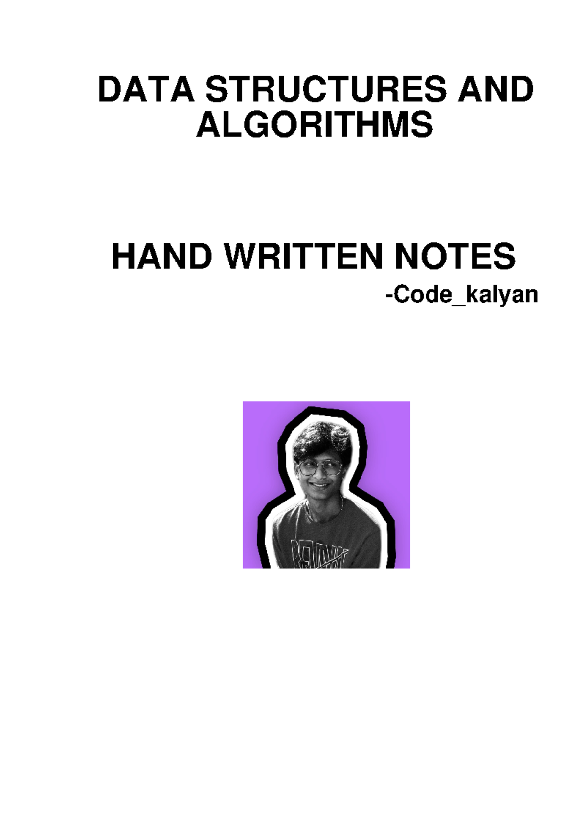 DSA handwritten notes for all who want to do dsa in good way - DATA ...