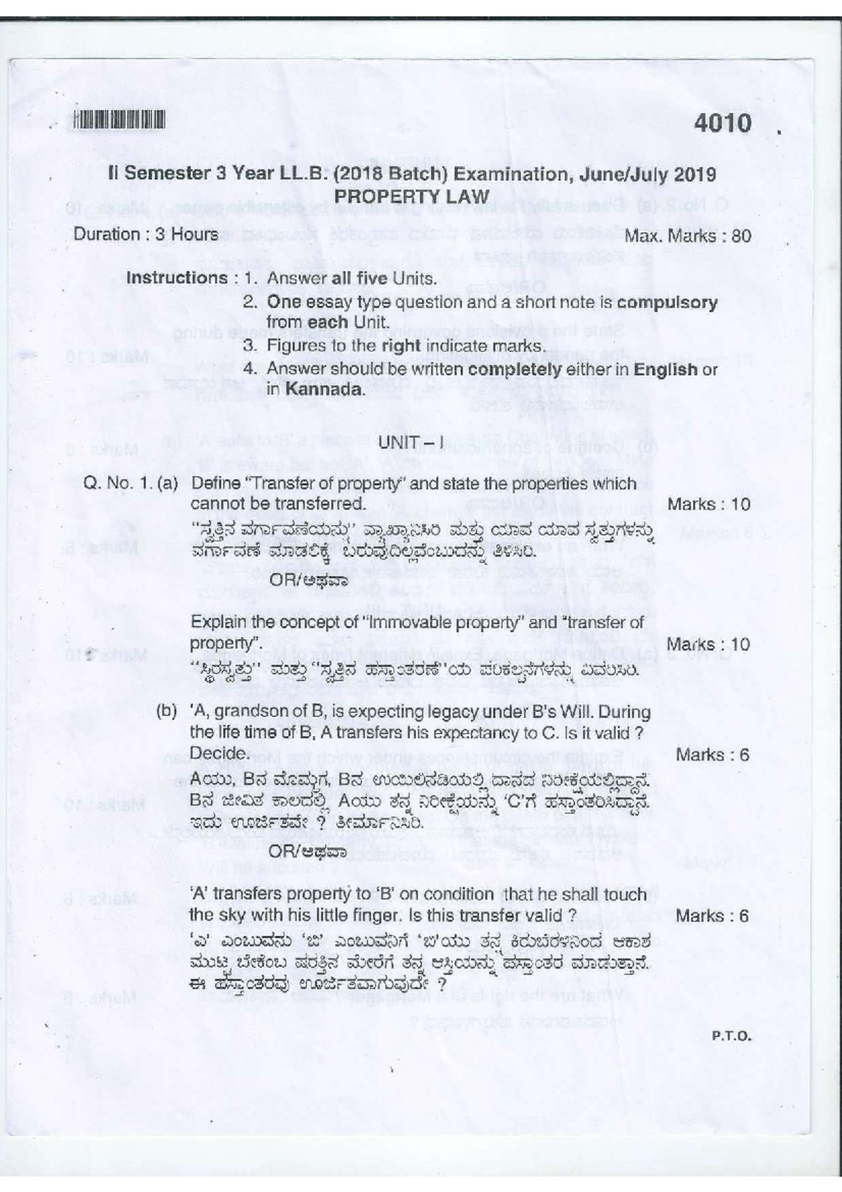 Property LAW - Nice notes - Bba llb - Studocu