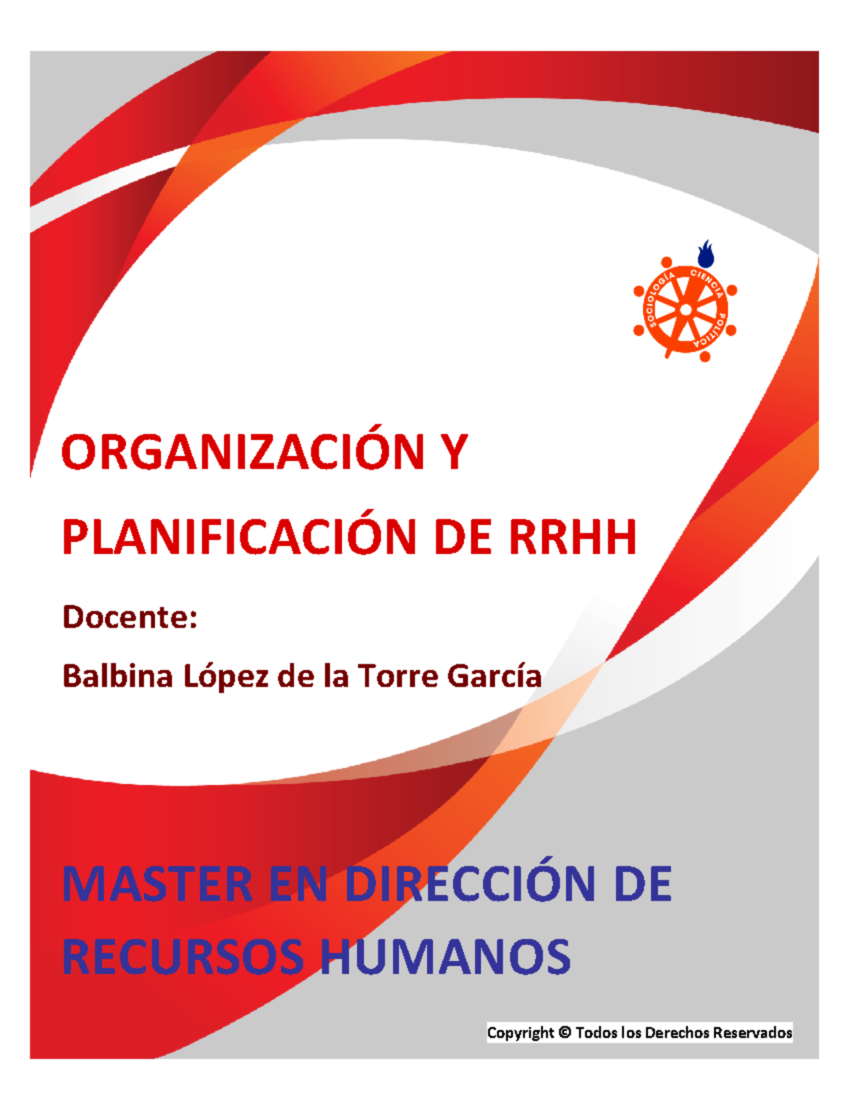 Modulo 1 - Organizacion Y Planificacion DE RRHH - Direccion De Recursos ...