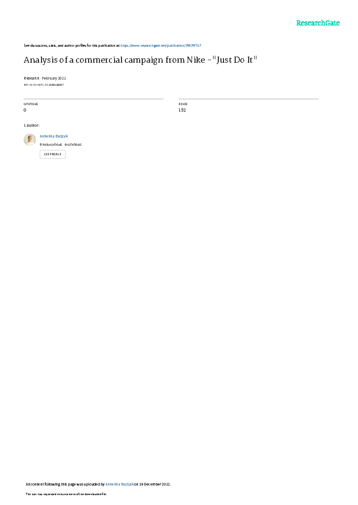 Campaign Analysis Public Opinion - See discussions, stats, and author ...