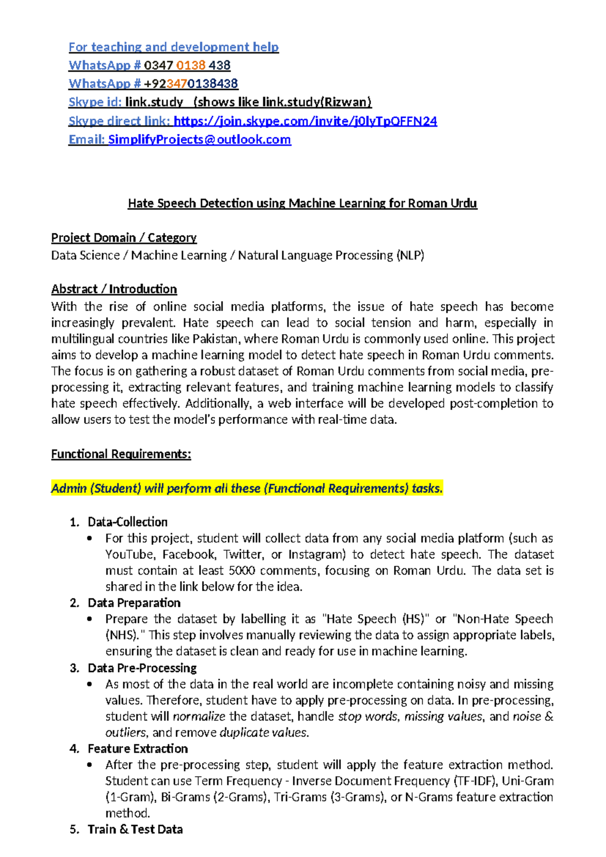 Hate Speech Detection using Machine Learning for Roman Urdu - For ...