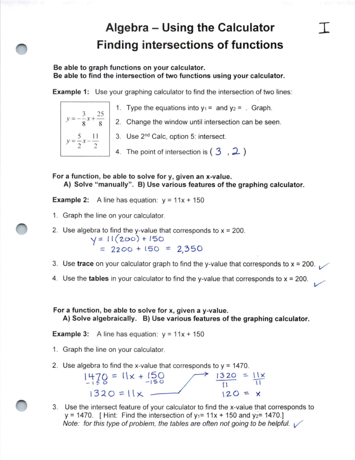 0324 Notes Filled - Algebra I - MATH 1324 - Blinn College - Studocu