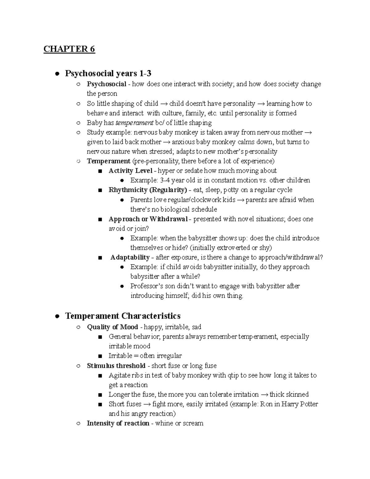 Chapter 6 Life Span Psych Study Guide - PSYC 304 - VCU - Studocu