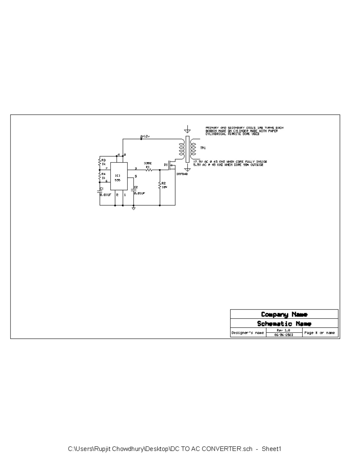 LVDT+ Circuit+ Diagram - Circuitos II - PRIMARY AND SECONDARY COILS 100 ...