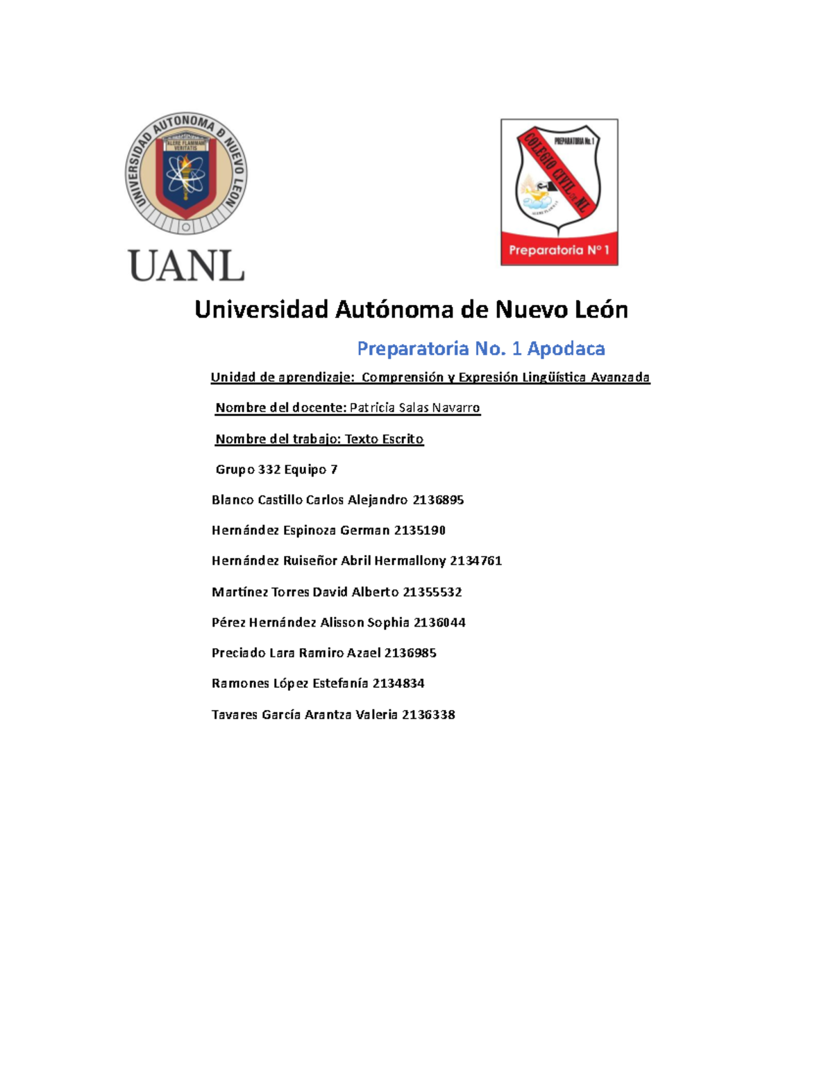 EQ7 EV1 Cy ELA - Evidencia de la etapa 1 - Universidad Autónoma de ...