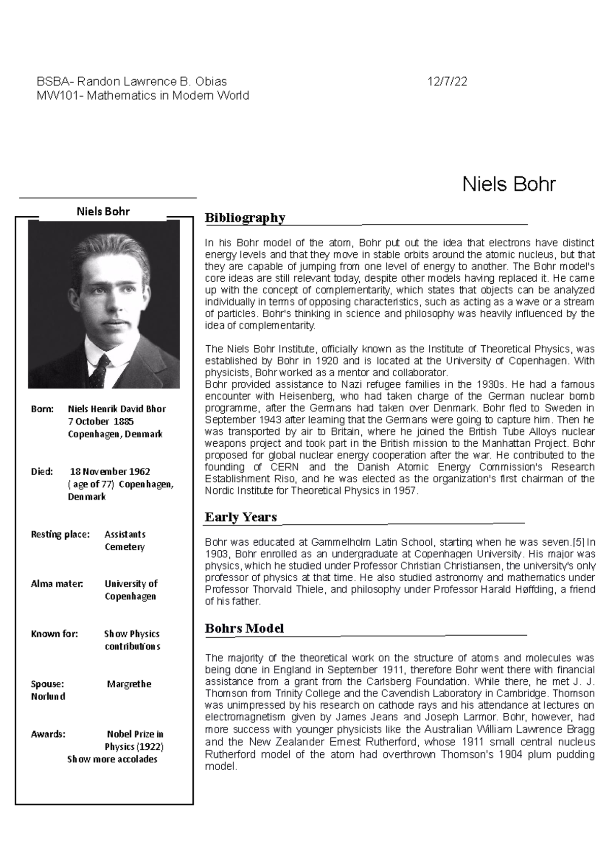 BSBA- Randon Lawrence B. Obias-Research Mathematician - BSBA- Randon ...