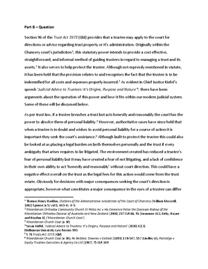 Student PART A example ET written assignment - Part A Foreword While ...