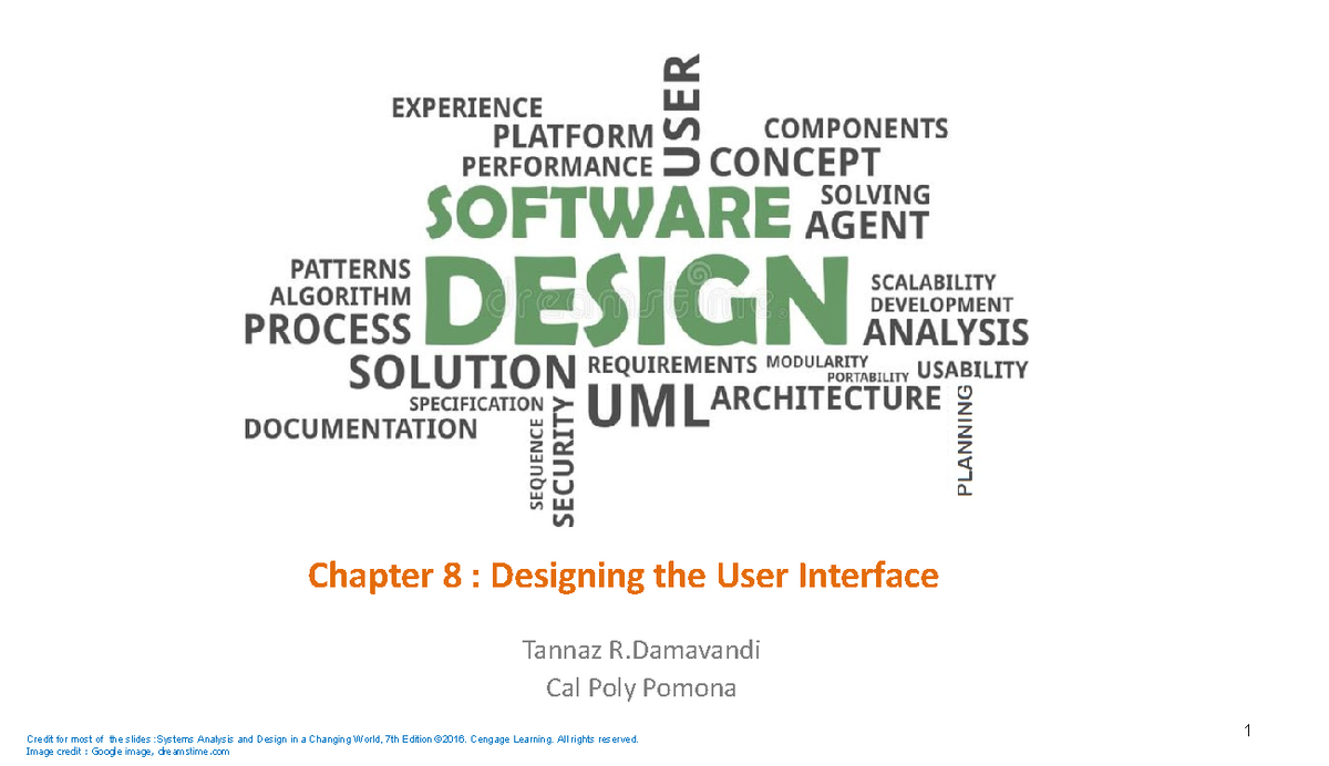 CS3560 Chapter 08 Designing the User Interface - Chapter 8 : Designing ...