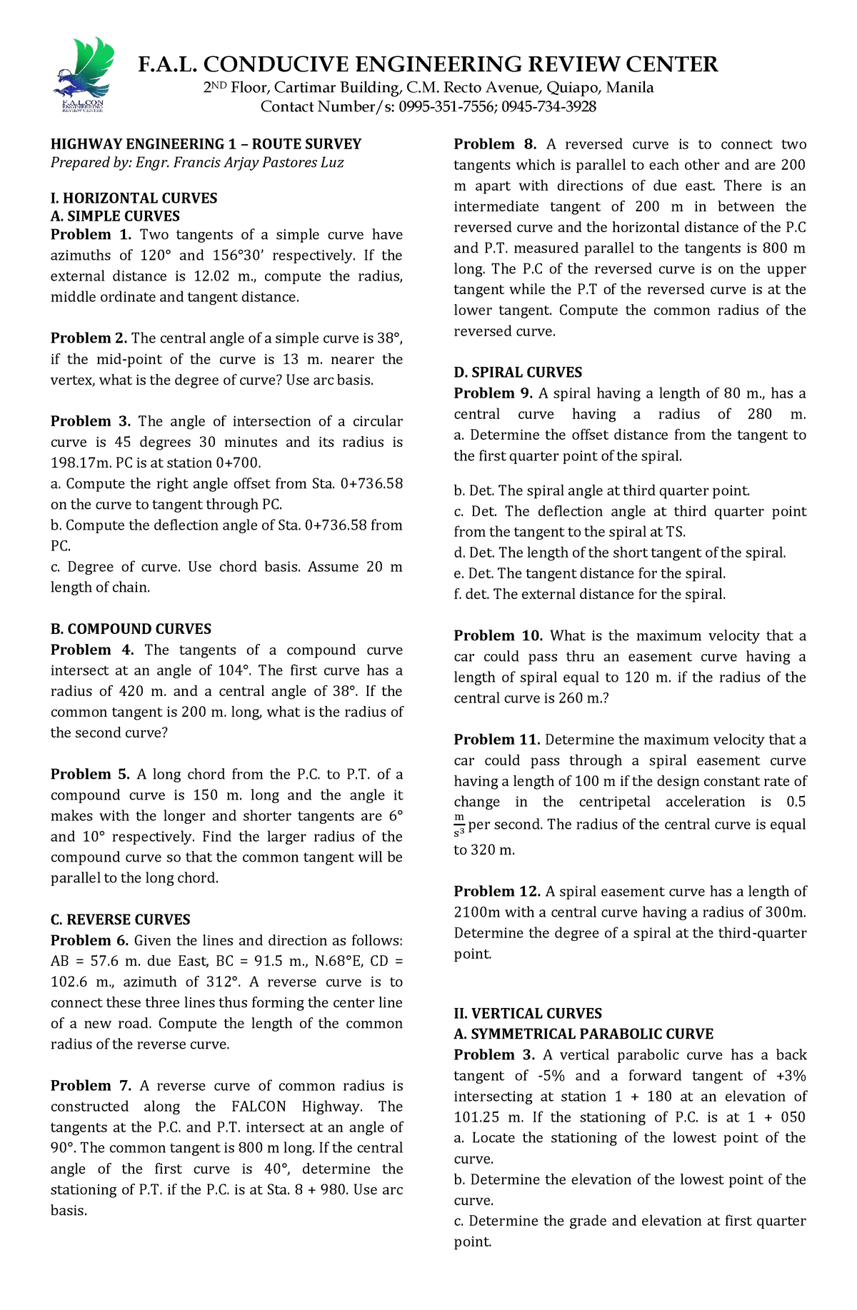 highway-engineering-1-route-survey-civil-engineering-studocu