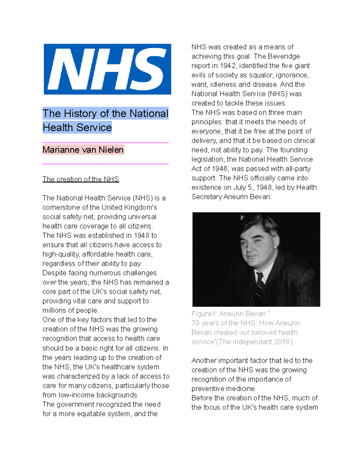 The History Of The National Health Service - The History Of The ...