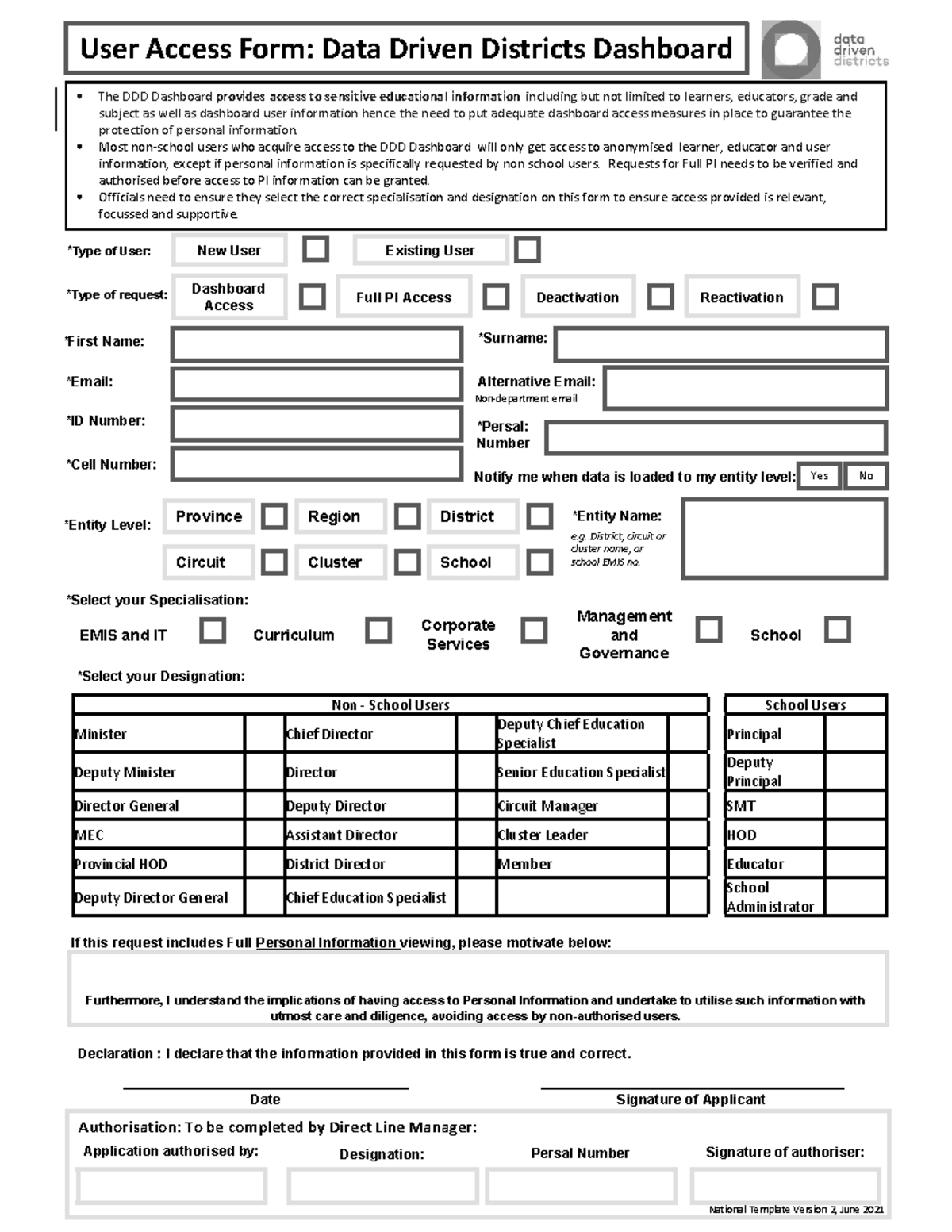 Ddd - course material - Authorisation: To be completed by Direct Line ...