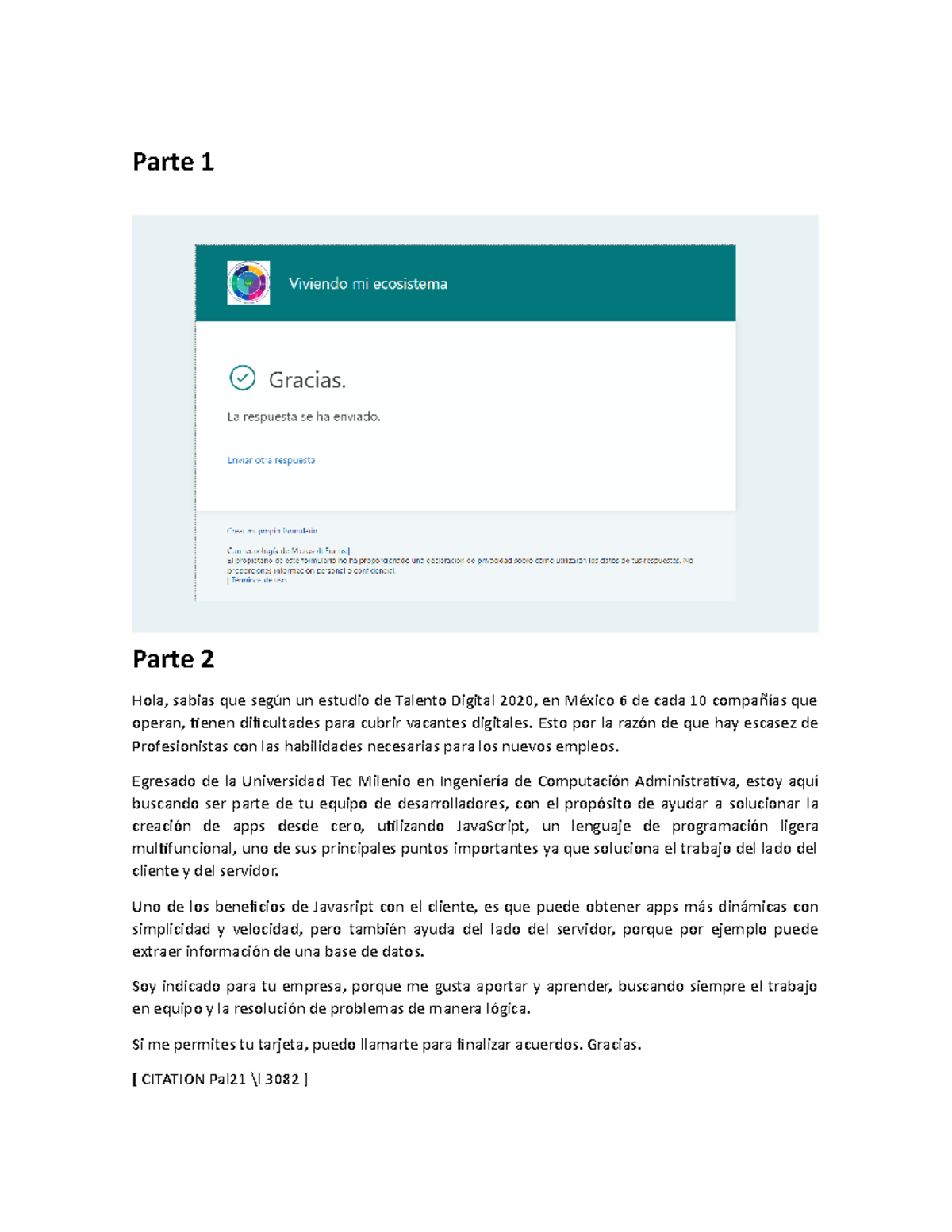 Evidencia 1 - comunicación efectiva - Parte 1 Parte 2 Hola, sabias que ...