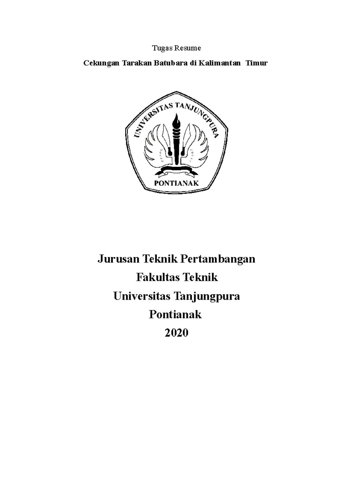 Cekungan Tarakan Batubara di Kalimantan Timur - Tugas Resume Cekungan ...