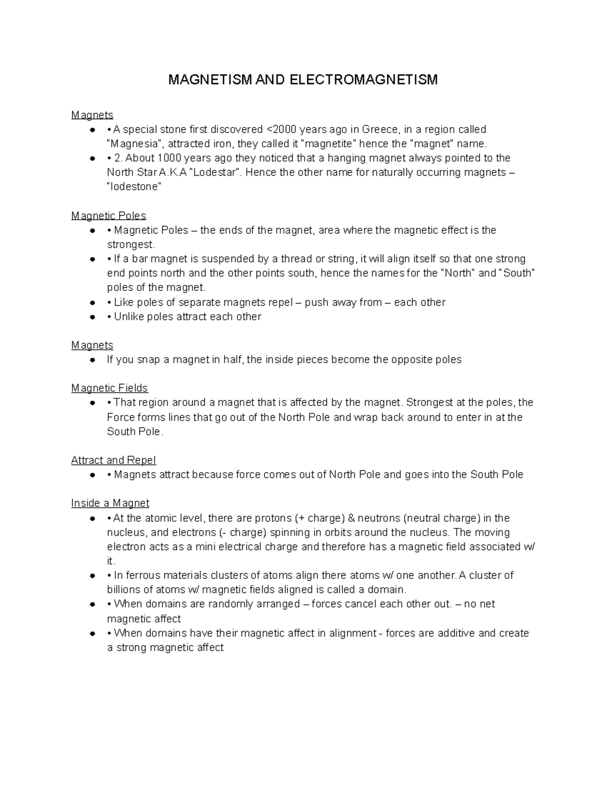 Physics Notes 13 and AND