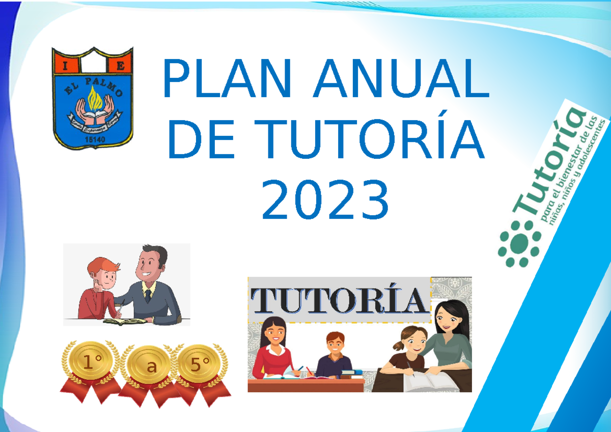 estudiando las emociones - PLAN ANUAL DE TUTORÍA 2023 1° a 5° PLAN ...