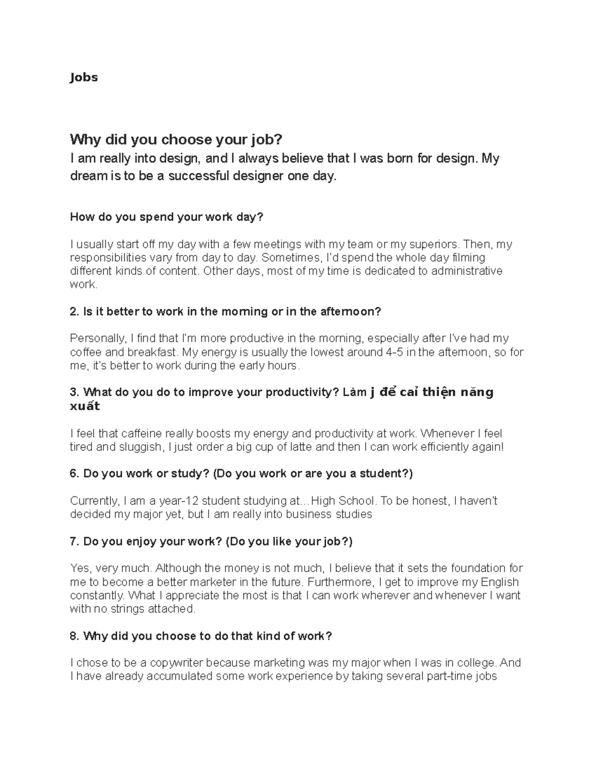 Jobs sdcs Jobs Why did you choose your job? I am really into design