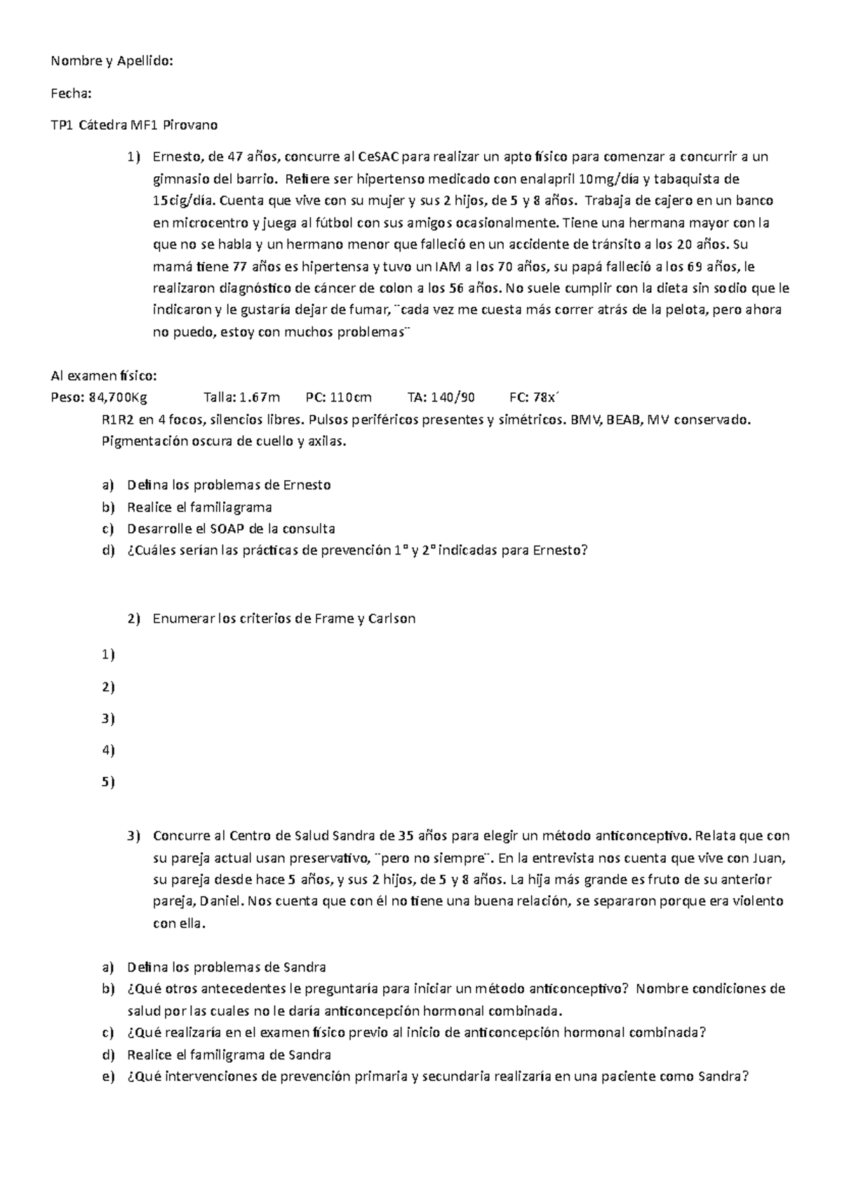 TP MF1 Pirovano Trabajo Práctico segundo