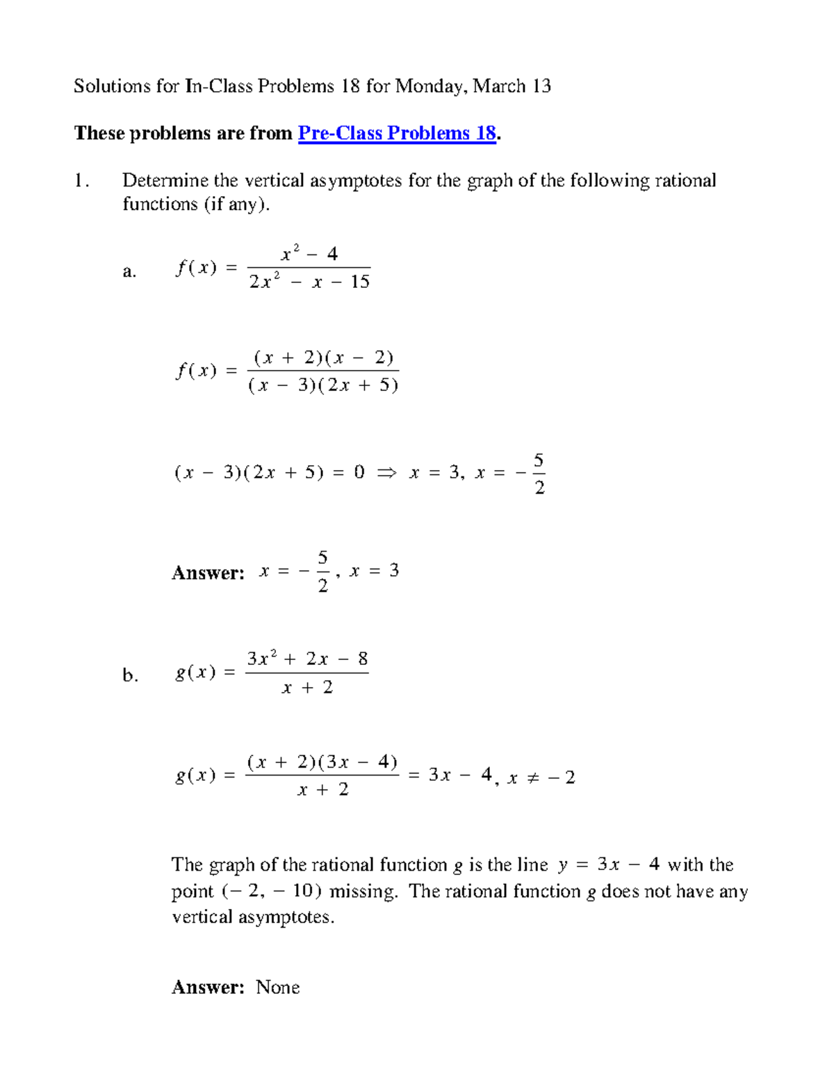 Problems 18MWFSol - Solutions for In-Class Problems 18 for Monday ...