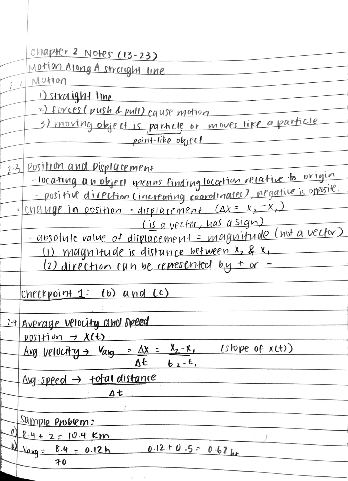 kinematics-chapter-2-ap-physics-c-1017-311-studocu