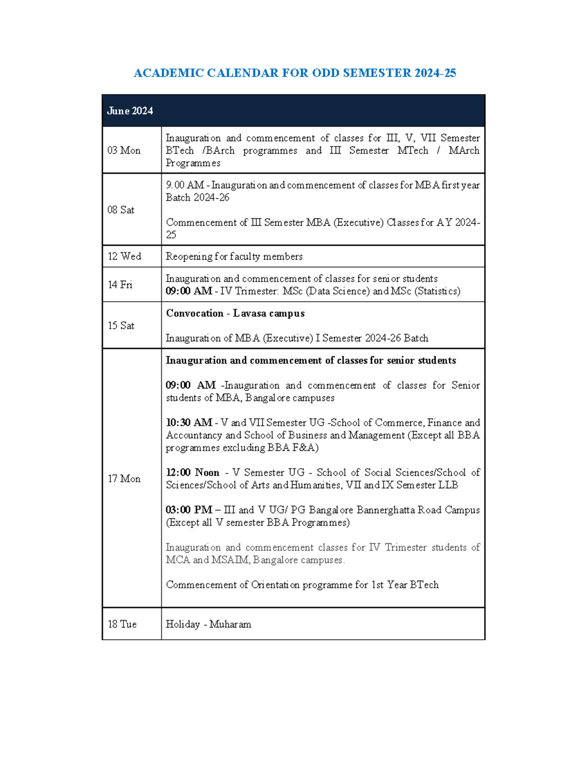 1713329006823 Academic Calendar for Odd Semester 2024-25 - ACADEMIC ...