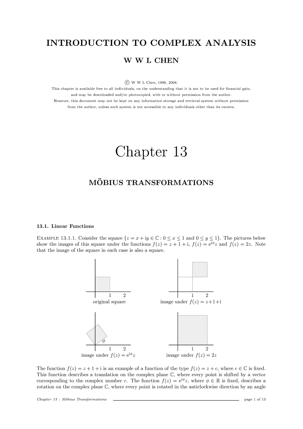 notes-for-complex-written-introduction-to-complex-analysis-w-w-l-chen