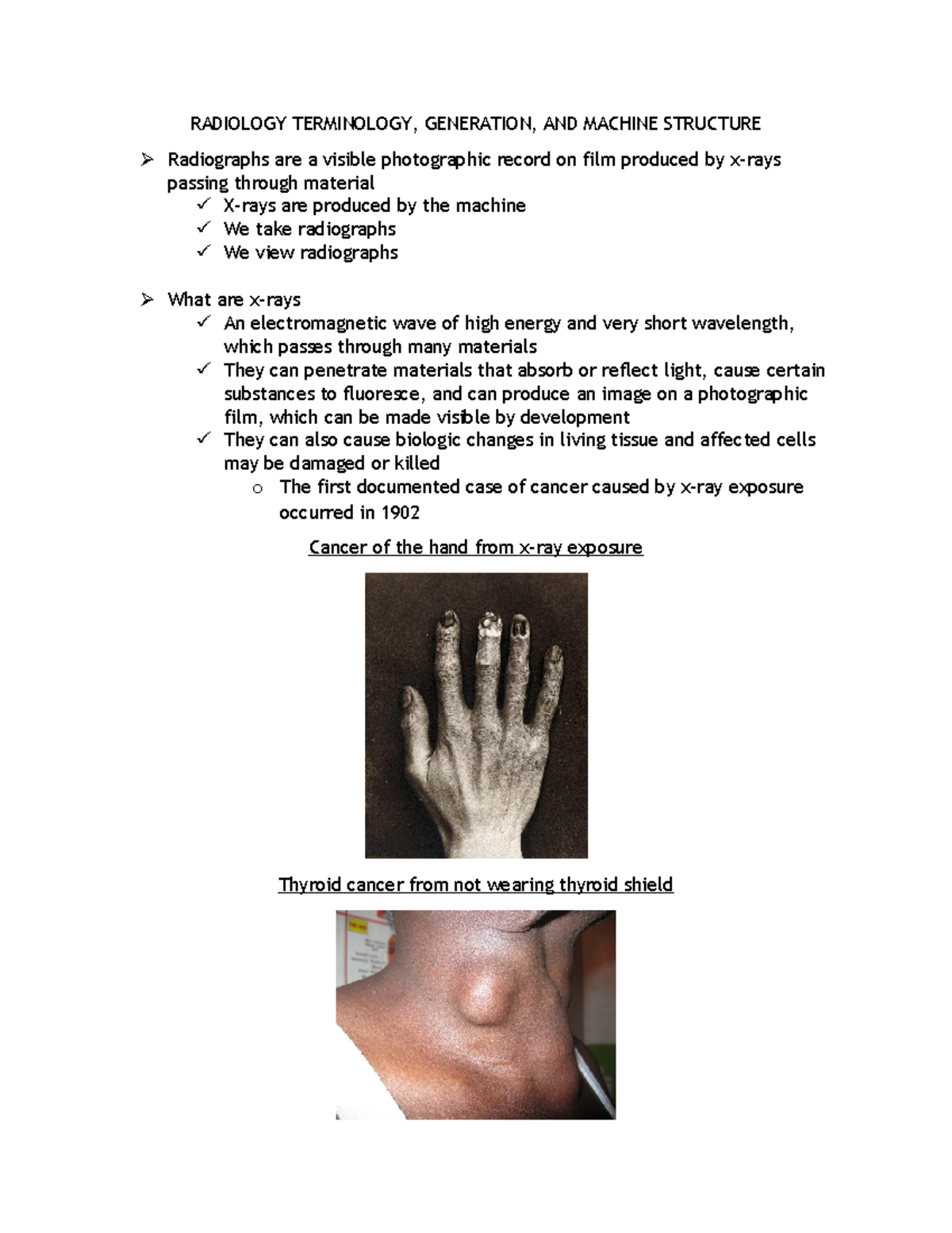 1- Radiology terminology and machine - RADIOLOGY TERMINOLOGY ...