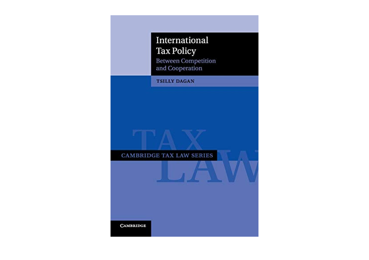 Ebook Download International Tax Policy Between Competition And ...