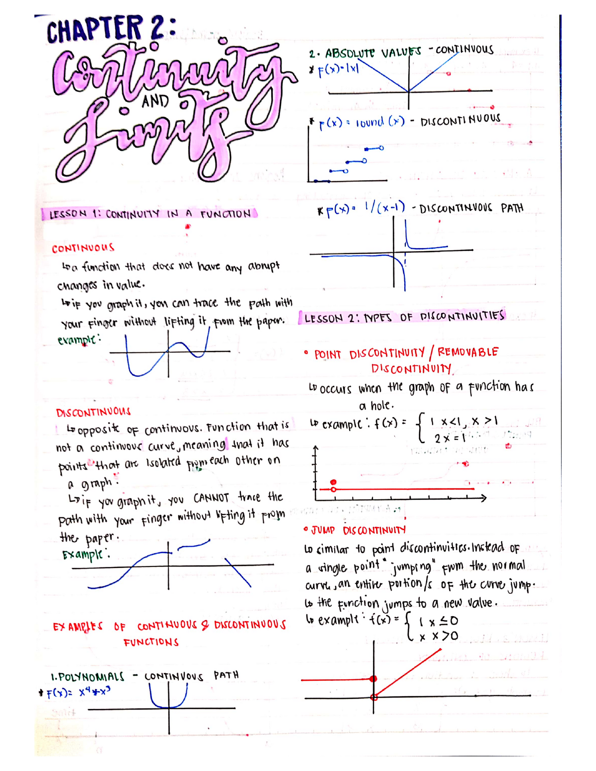 Chapter 2 Lecture Notes - Calculus 1 - PangSU - Studocu